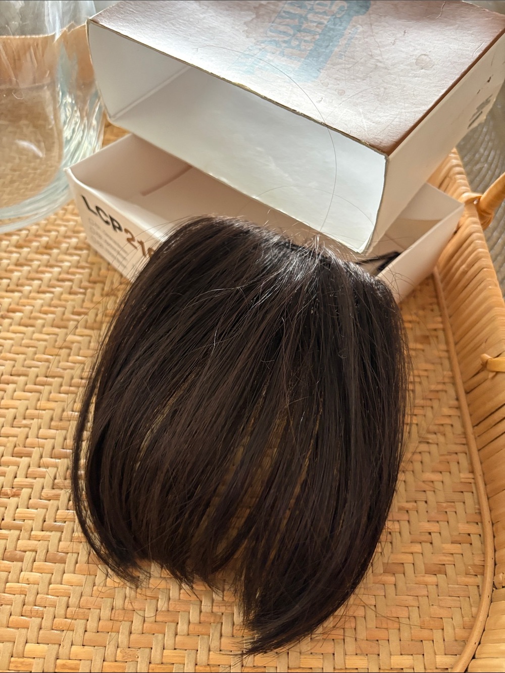 Dark Brown Clip-In Fringe Bangs - Women's Hair (Unbranded)
